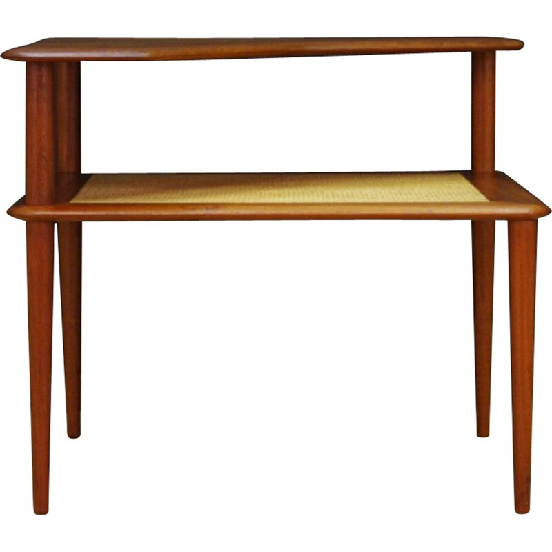 Vintage corner table Danish by Peter Hvidt & Orla Molgaard-Nielsen 1960s