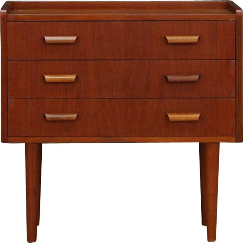 Vintage chest of drawers minimalist Danish 1970s