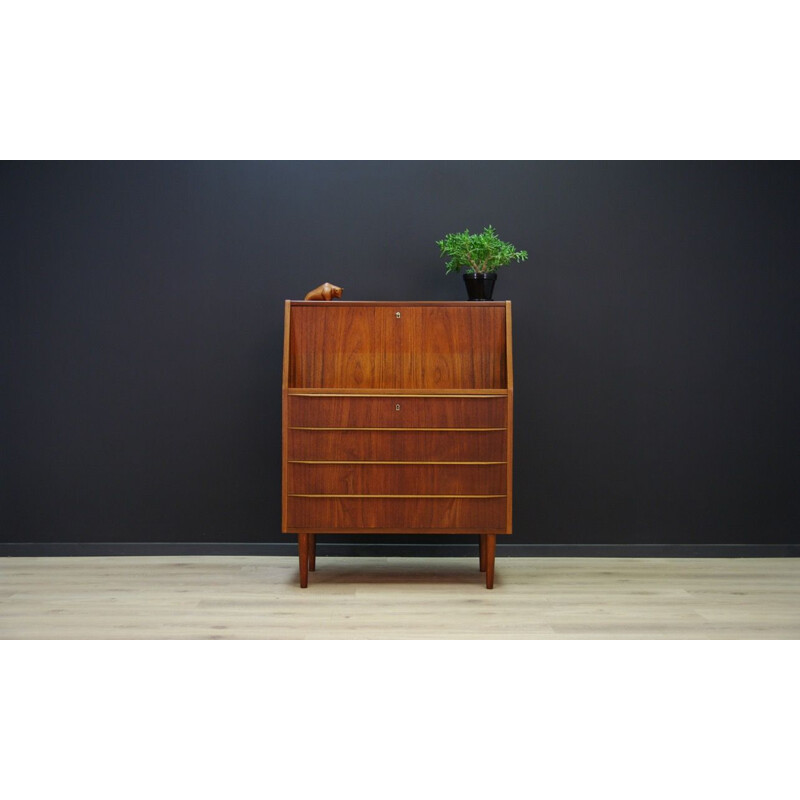 Vintage Secretaire Teak Danish 1960s