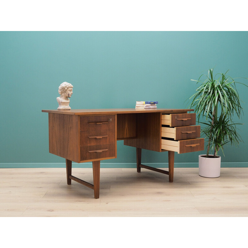 Vintage Desk teak Danish 1970s