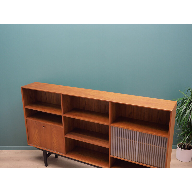 Vintage Highboard teak Danish 1970s