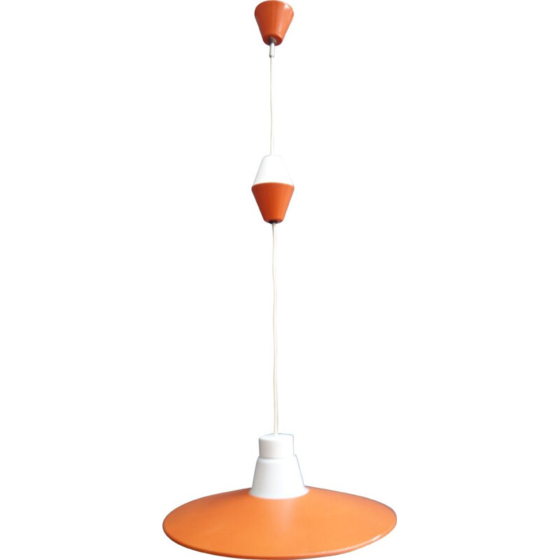 Vintage Orange pendant lamp 1970s