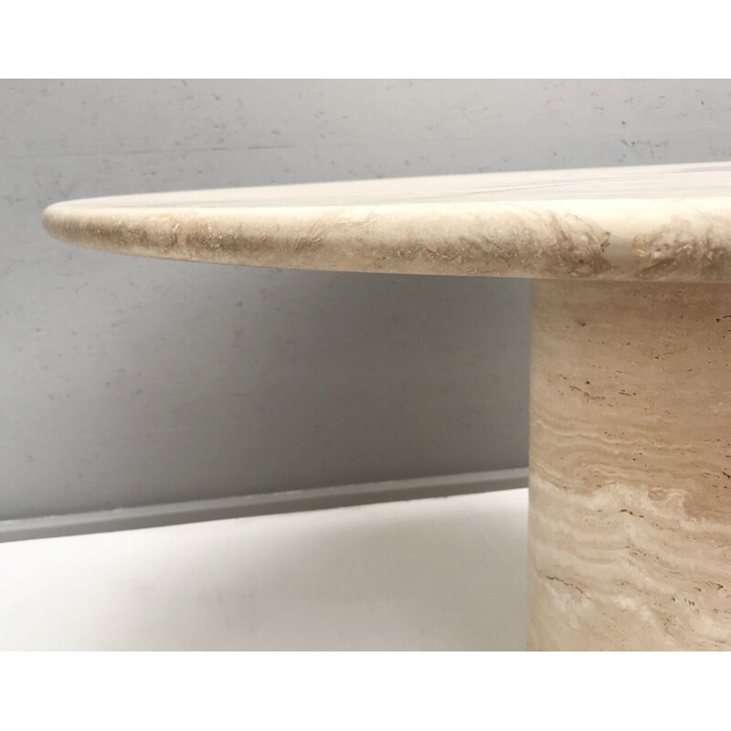 Vintage Travertine Dining Table