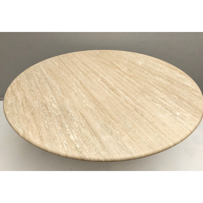 Vintage Travertine Dining Table