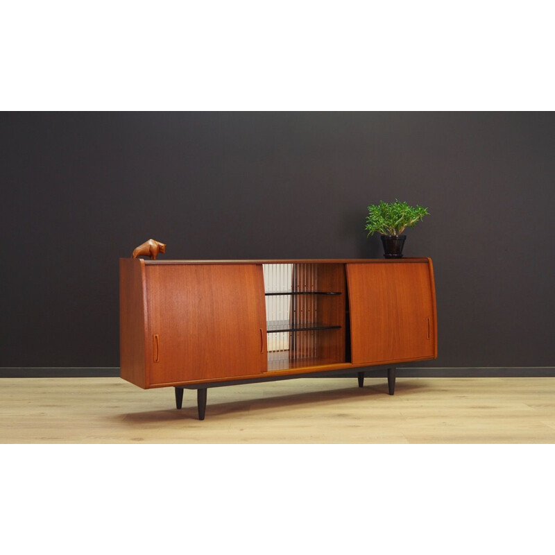 Vintage teak sideboard for PMJ Viby J danish 1970s