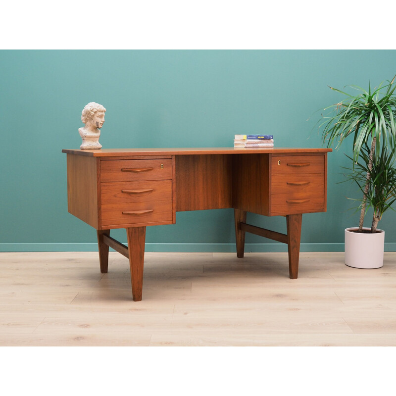 Vintage Desk teak Danish 1970s