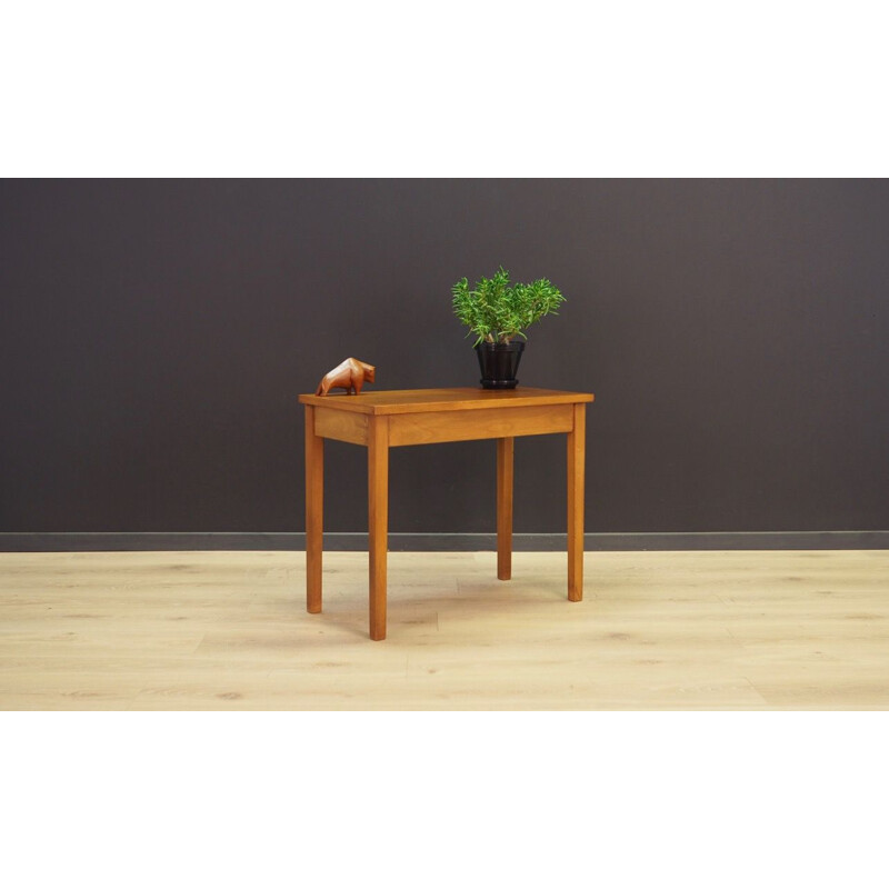 Table basse scandinave vintage en teck, 1960 et 1970