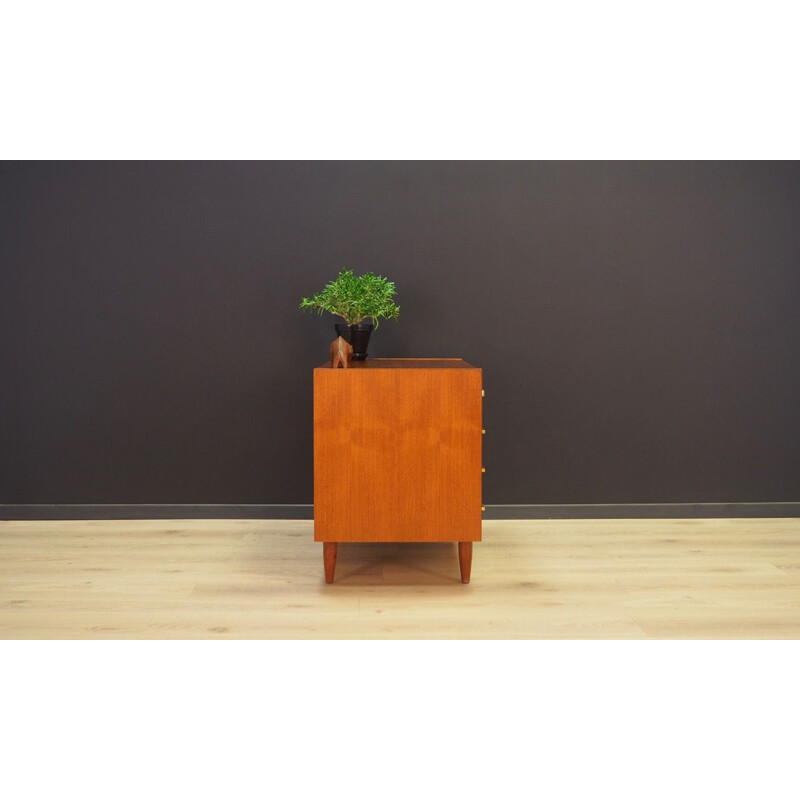 Vintage teak chest of drawers danish 1960s