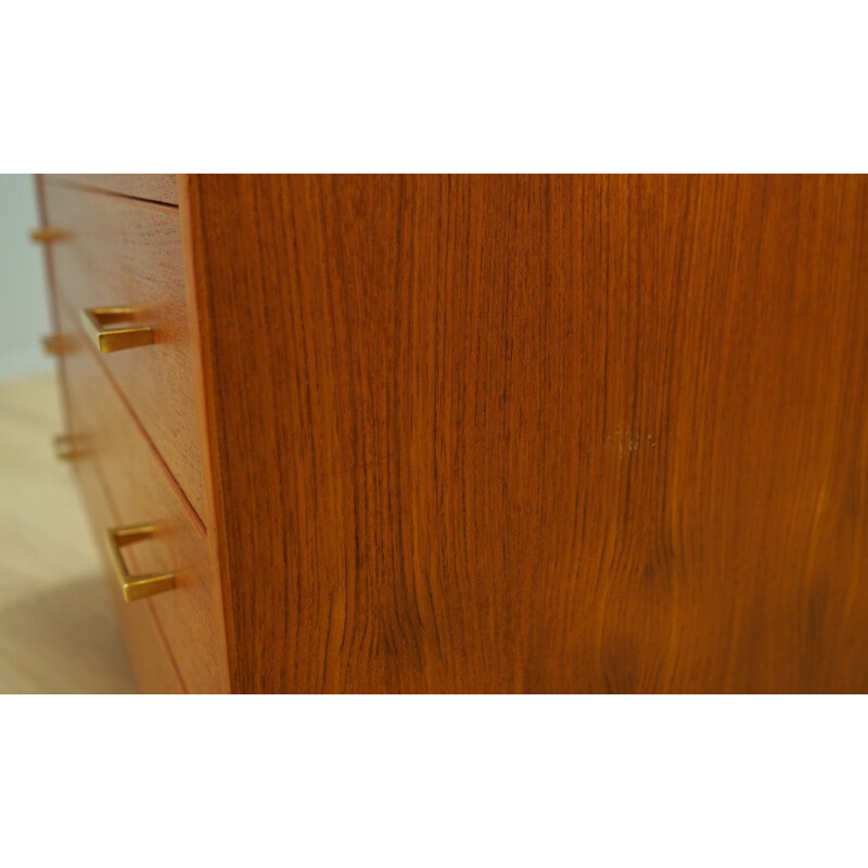 Vintage teak chest of drawers danish 1960s