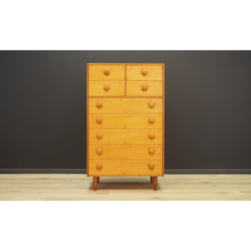 Vintage chest of drawers in teak Scandinavian 1960s