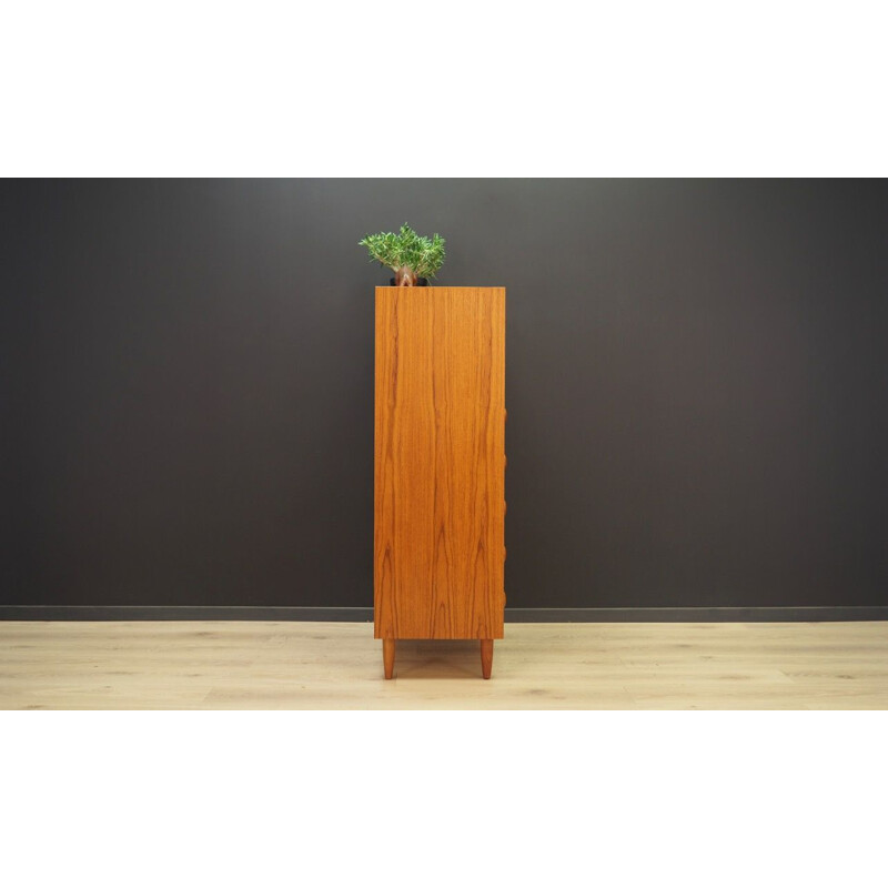 Vintage chest of drawers in teak Scandinavian 1960s