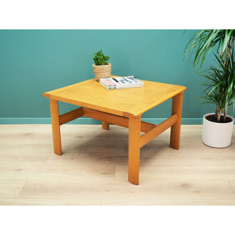 Vintage oak coffee table, Denmark 1960