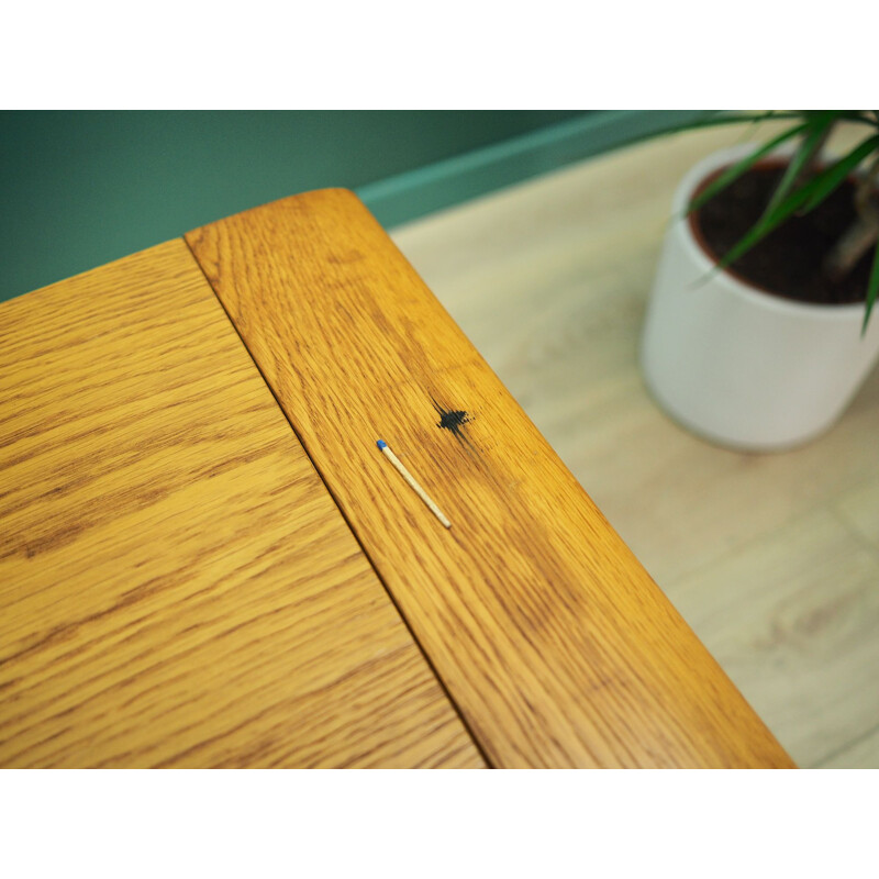 Vintage oak coffee table, Denmark 1960