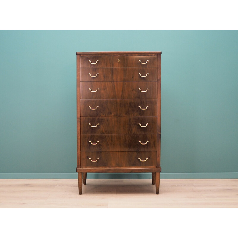 Vintage Chest of drawers walnut, Danish 1960s