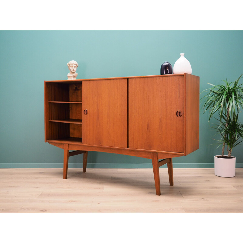 Vintage Highboard teak, Danish 1970s