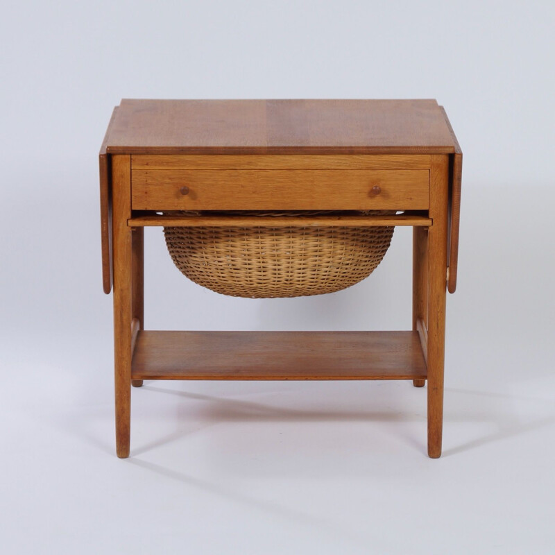 Vintage Sewing table AT33 by Hans Wegner for Andreas Tuck, 1950s