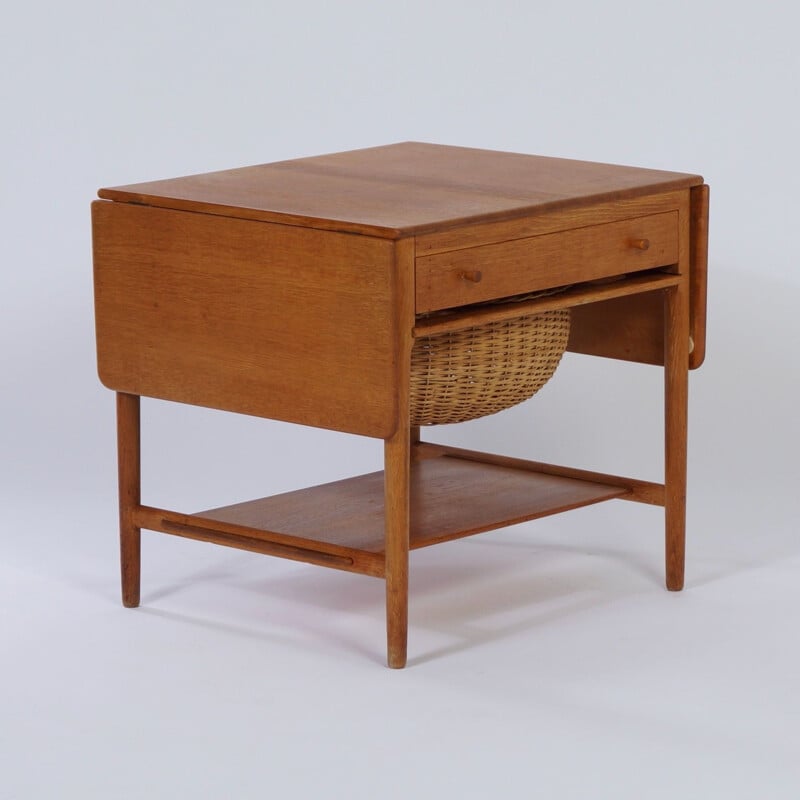 Vintage Sewing table AT33 by Hans Wegner for Andreas Tuck, 1950s