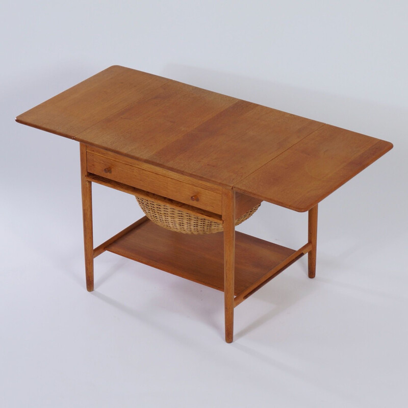 Table à coudre vintage AT33 de Hans Wegner pour Andreas Tuck, 1950