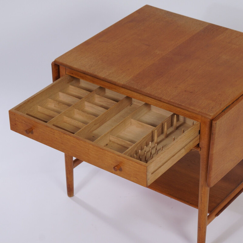 Vintage Sewing table AT33 by Hans Wegner for Andreas Tuck, 1950s