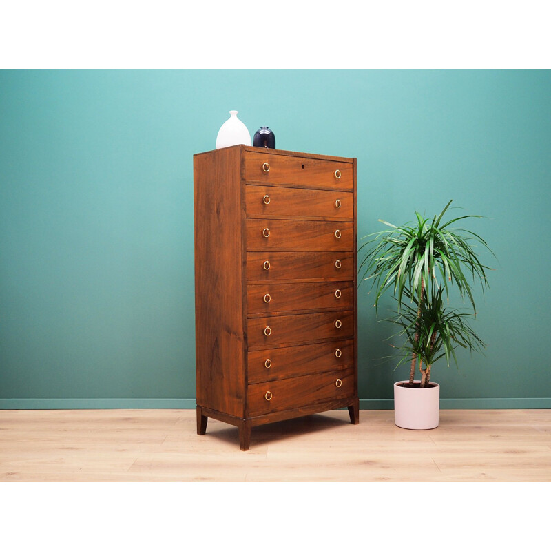 Vintage Chest of drawers mahogany, Danish 1970s	