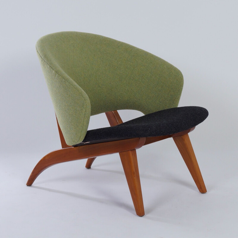 Fauteuil vintage organique de Theo Ruth pour Artifort 1950