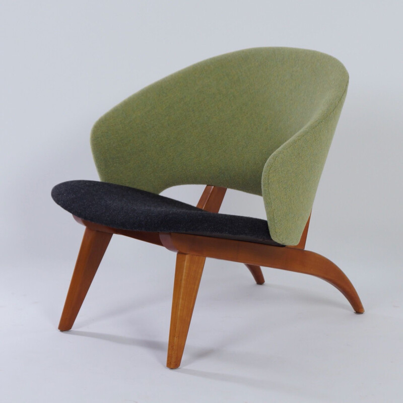 Fauteuil vintage organique de Theo Ruth pour Artifort 1950