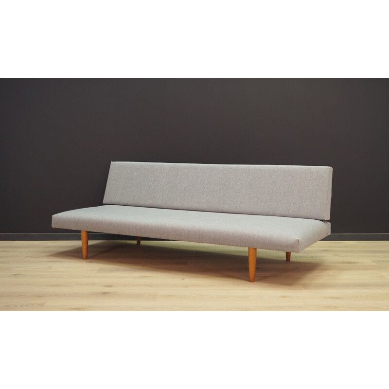 Vintage Sofa in light grey Danish 1970