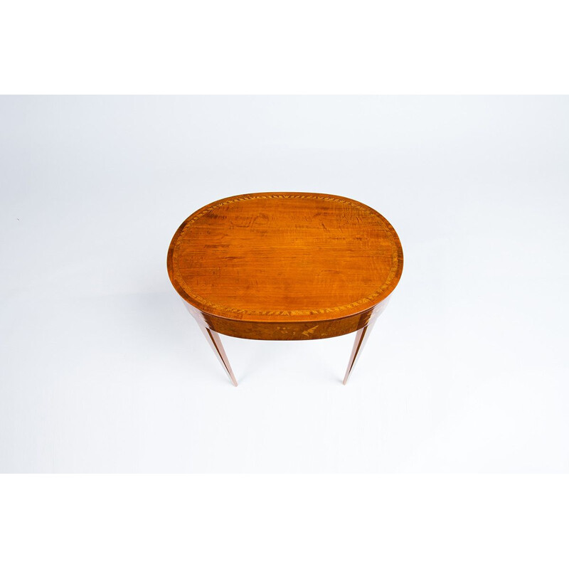 Vintage Scandinavian Side Table by Carl Malmsten, Swedish 1940s