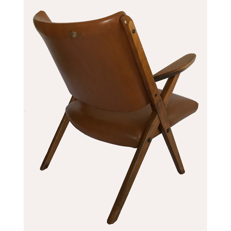 Paire de fauteuils par Dal Vera Antonio & Figli, Italie années 50
