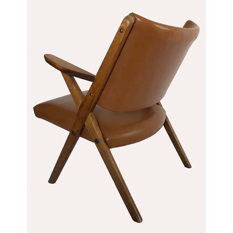 Paire de fauteuils par Dal Vera Antonio & Figli, Italie années 50