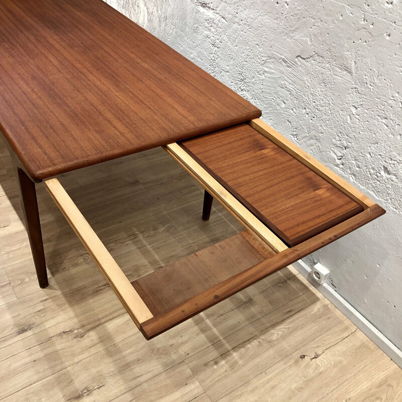 Vintage teak table Johannes Andersen 1960