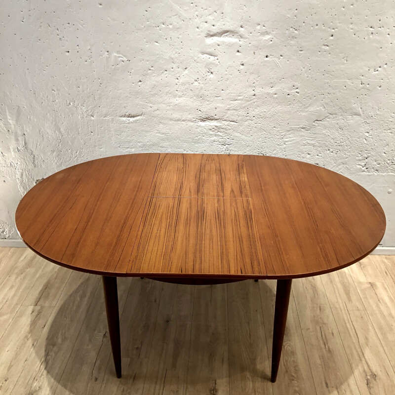 Table vintage en teck danoise 1960 