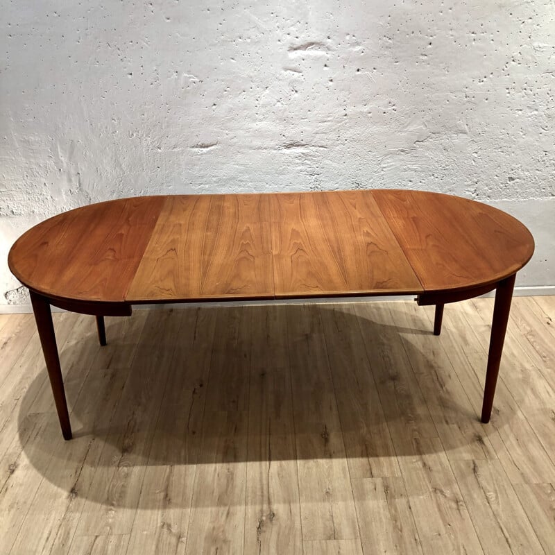 Vintage  teak table  Henri Walter Klein Danish 1960 