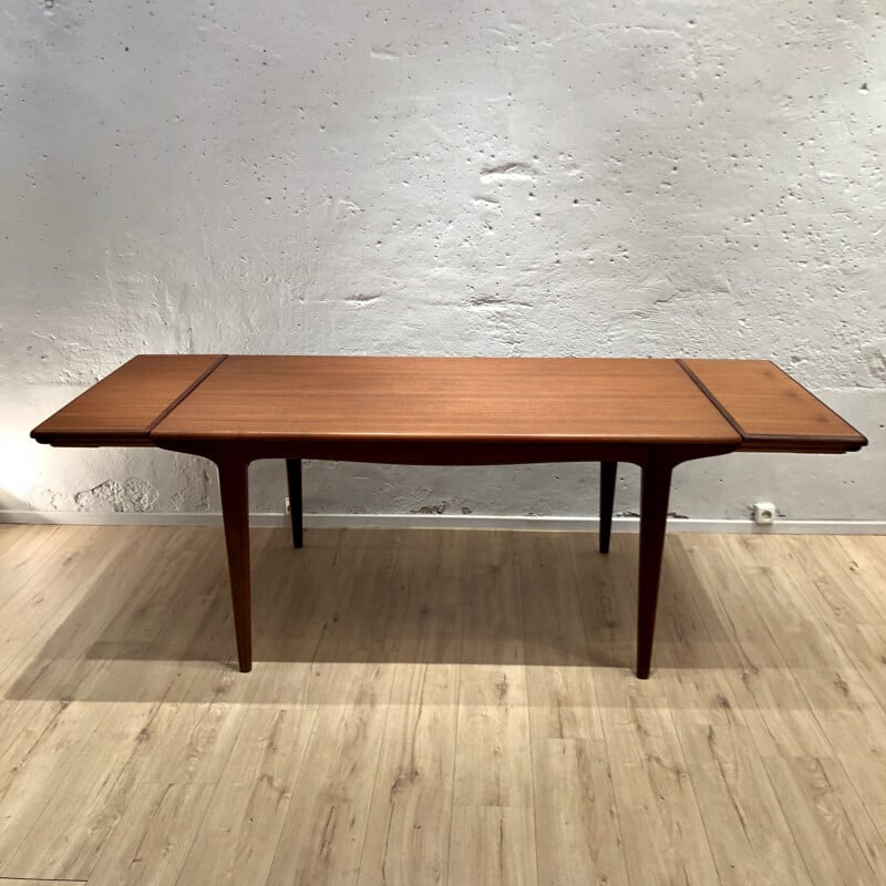 Table vintage Johannes Andersen  en teck 1960