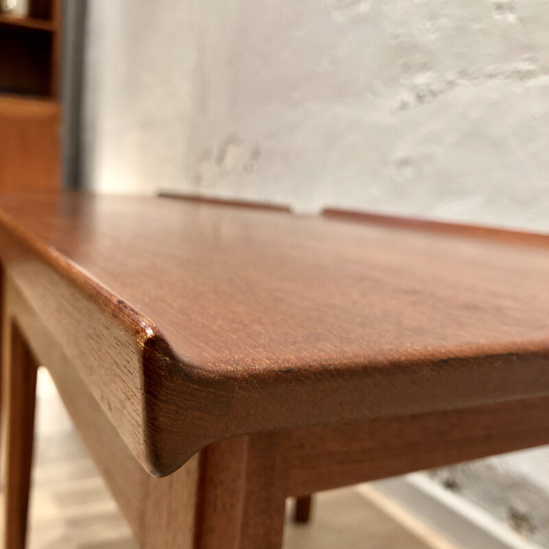 Pair of vintage teak bedside tables with teak wood bedside tables model 535 Finn Juhl France & Son