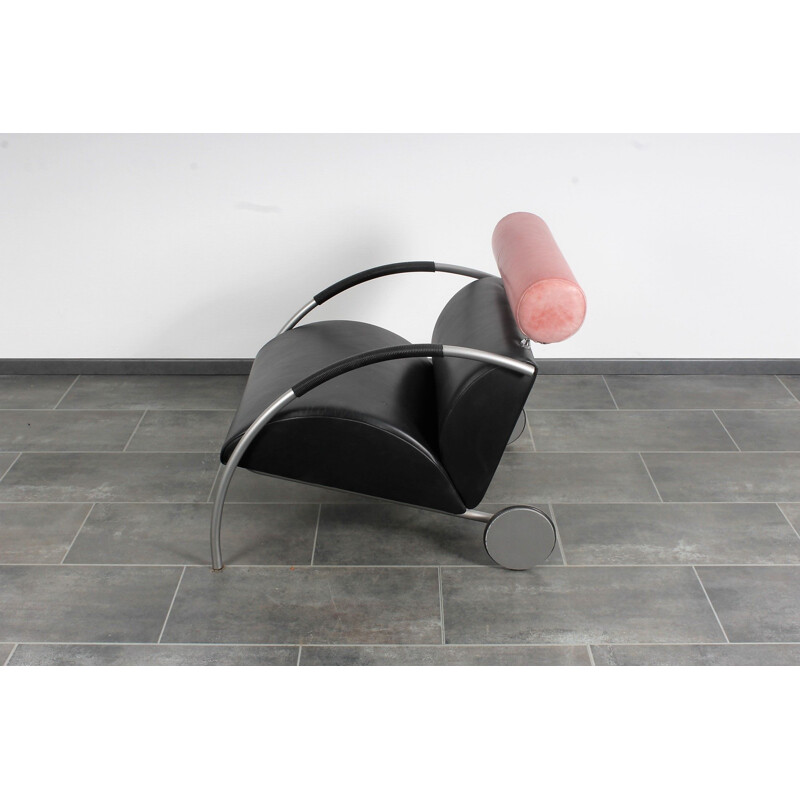 Vintage leather armchair by Peter Maly for Cor Zyklus