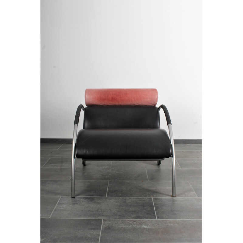 Vintage leather armchair by Peter Maly for Cor Zyklus