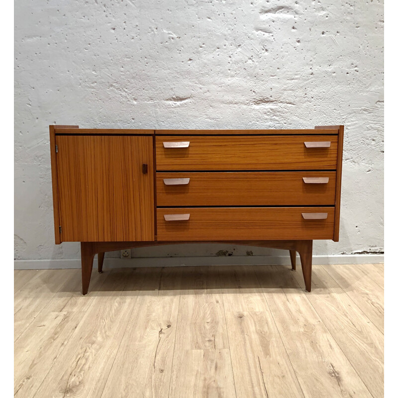 Vintage Roger Landault teak chest of drawers 1960