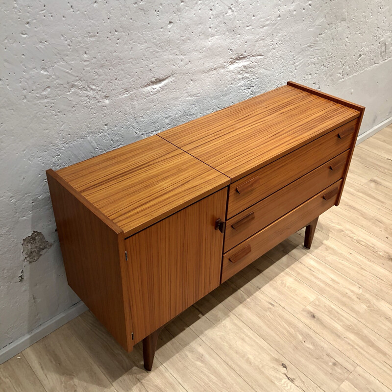 Vintage Roger Landault teak chest of drawers 1960