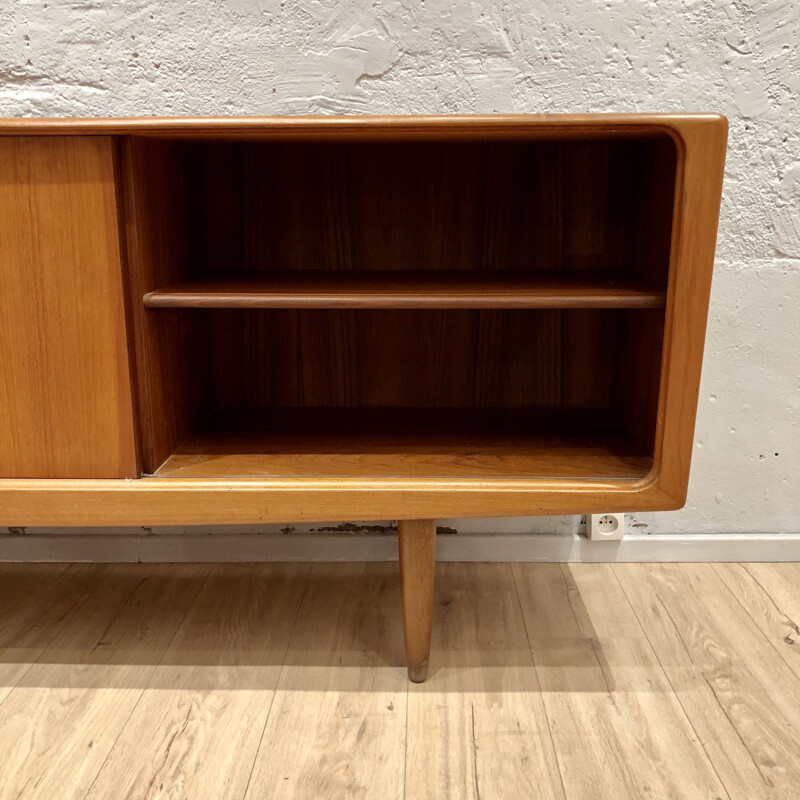 Vintage sideboard teak Bramin Henri Walter Klein blond 1960