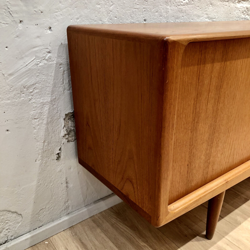 Vintage sideboard teak Bramin Henri Walter Klein blond 1960