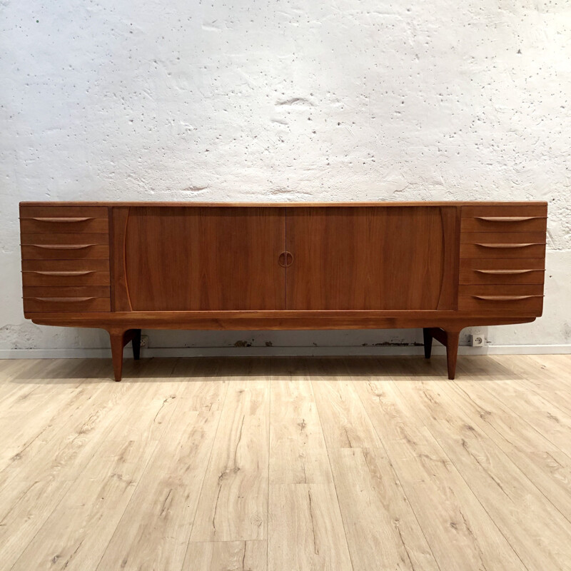 Enfilade vintage Johannes Andersen pour Samcon Danemark 1960