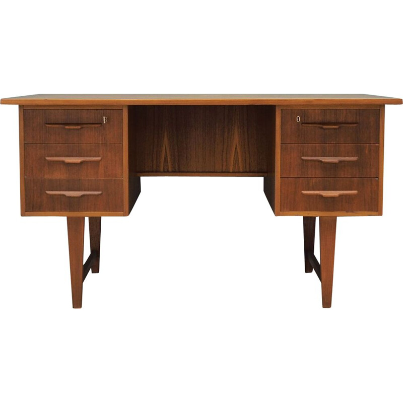 Vintage Desk teak Danish 1970s