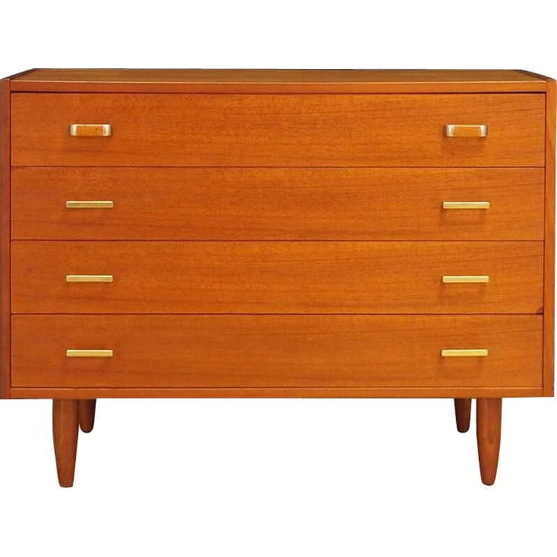 Vintage teak chest of drawers danish 1960s