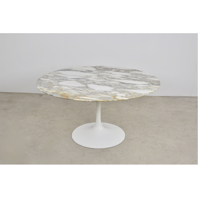 Table tulipe vintage en marbre par Eero Saarinen pour Knoll International 1965