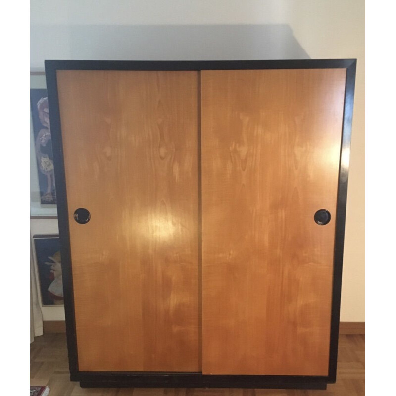 Vintage Teak Wardrobe by Kurt Thut 1955