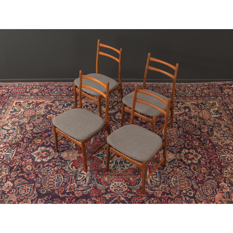 Set of 4 Vintage chair teak 1960s