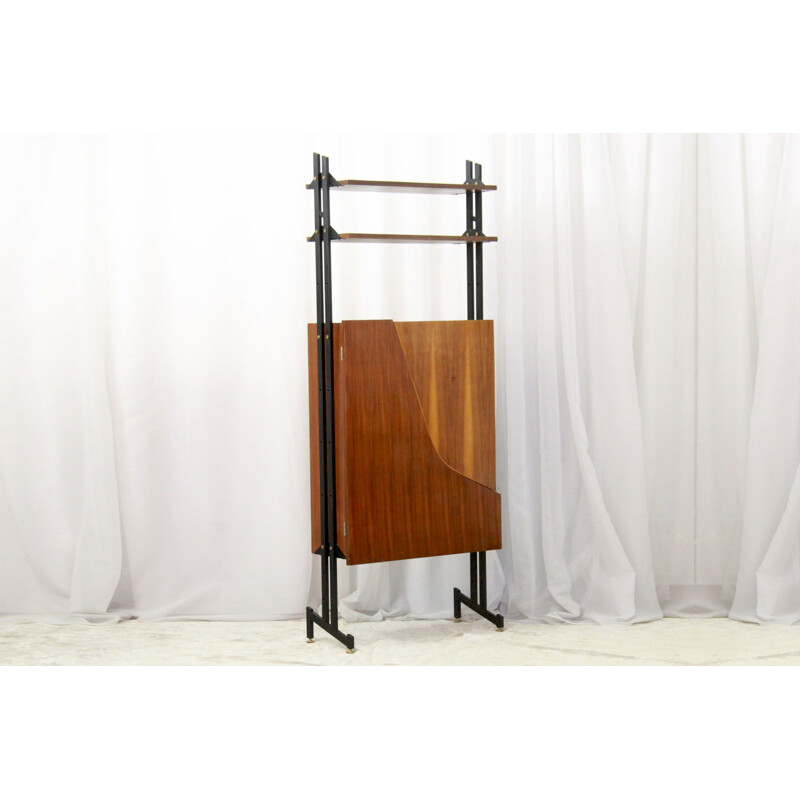 Vintage Scandinavian Teak Tall Cabinet 1960s