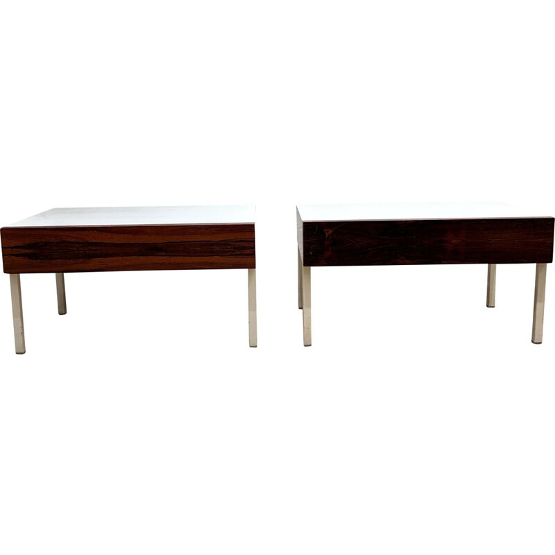 Pair of Interlübke vintage bedside tables