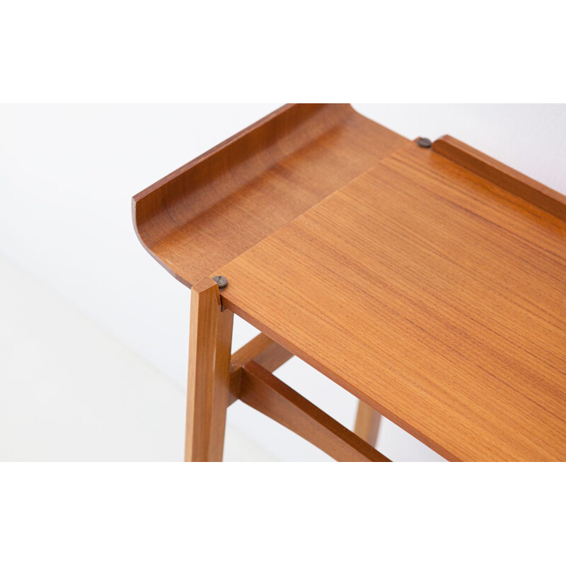 MidCentury Italian Modern Teak Console Table 1950s